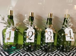 Flaschen Adventskranz
